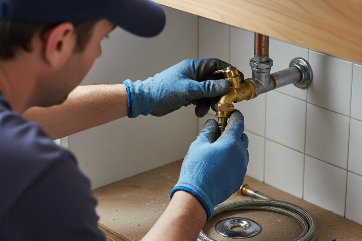 Shutoff valve and fitting work during Emergency Plumbing in South Lake Tahoe